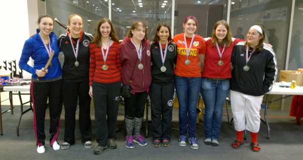 Sioux City Women's Epee medalists